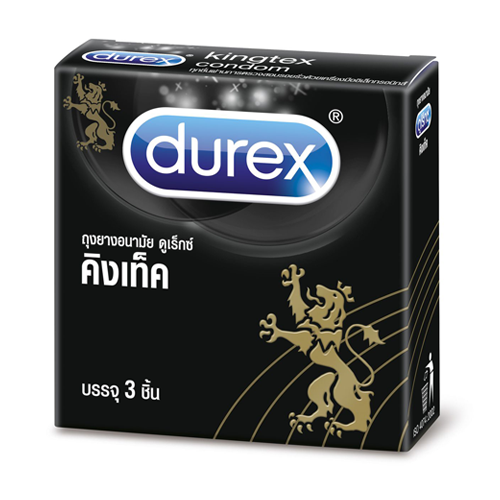 ถุงยางอนามัย ยี่ห้อไหนดี ถุงยางอนามัย Durex คิงเท็ค