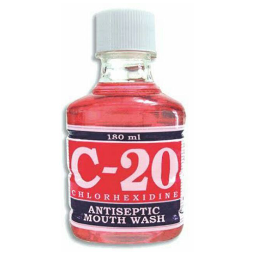 น้ำยาบ้วนปาก ยี่ห้อไหนดี C 20 Chlorhexidine Antiseptic