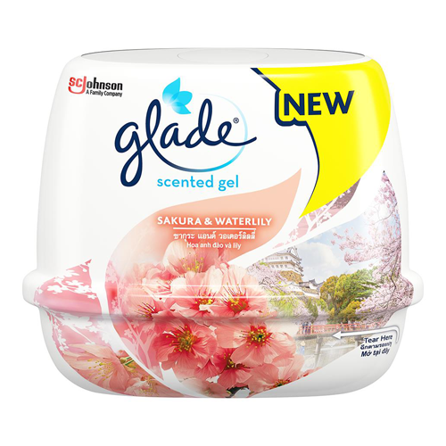 น้ำหอมปรับอากาศในบ้าน ยี่ห้อไหนดี Glade Scented Gel Air Freshener Sakura