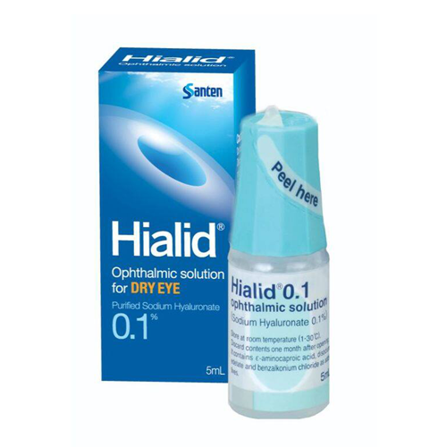 น้ำตาเทียม ยี่ห้อไหนดี น้ำตาเทียม Santen รุ่น Hiaild 0.1