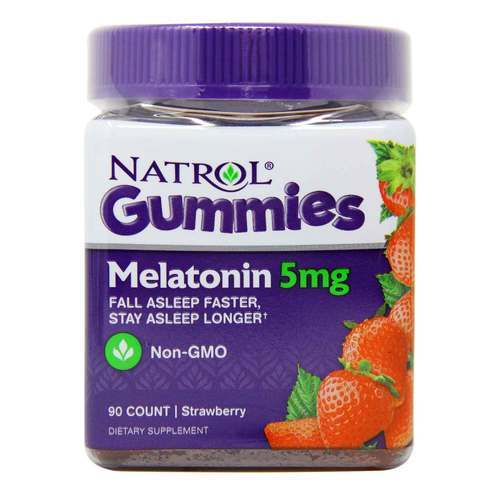 วิตามินช่วยนอนหลับ ยี่ห้อไหนดี Natrol Gummies Melatonin 5 mg 3042022