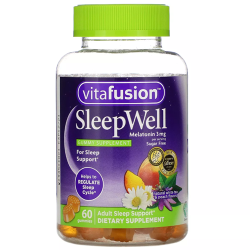 วิตามินช่วยนอนหลับ ยี่ห้อไหนดี Vitafusion SleepWell Melatonin Sleep Gummy 3042022