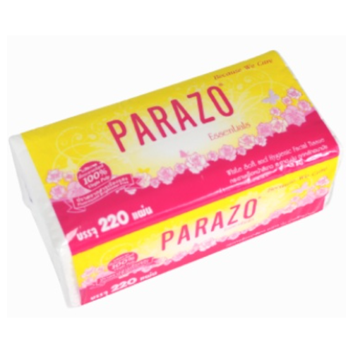 ทิชชู่เช็ดหน้า ยี่ห้อไหนดี PARAZO Facial Tissue 852022