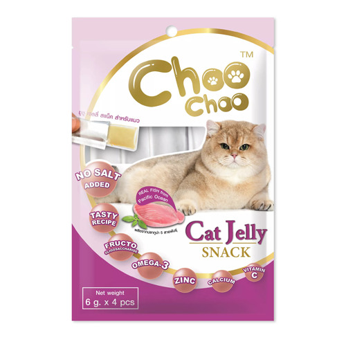 ขนมแมวเลีย ยี่ห้อไหนดี ขนมแมวเลีย ChooChoo Jelly