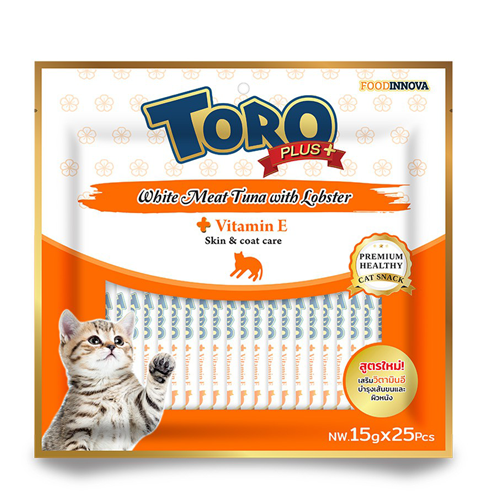ขนมแมวเลีย ยี่ห้อไหนดี ขนมแมวเลีย Toro Toro Plus