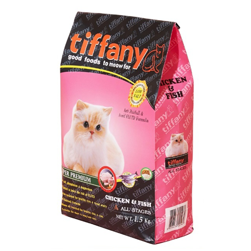อาหารเม็ดแมว ยี่ห้อไหนดี อาหารเม็ดแมว Tiffany สูตรไก่และข้าว