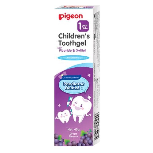ยาสีฟันเด็ก ยี่ห้อไหนดี ยาสีฟันเด็กชนิดเจล Pigeon