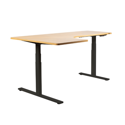 โต๊ะปรับระดับไฟฟ้า ยี่ห้อไหนดี Bewell Ergonomic L Shaped Desk 1