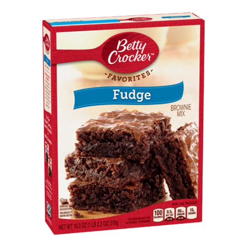 แป้งทําบราวนี่ ยี่ห้อไหนดี แป้งทําบราวนี่ Betty Crocker Fudge Brownie