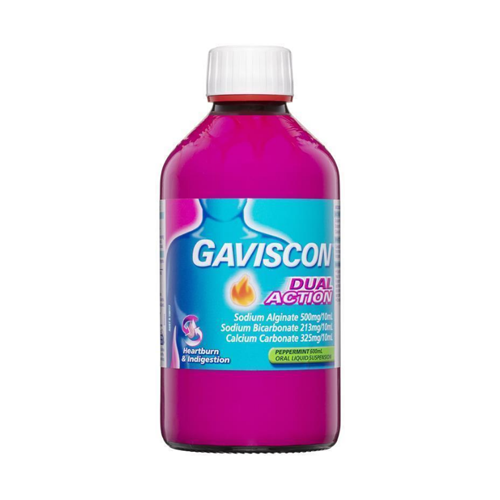 ยาลดกรด ยี่ห้อไหนดี Gaviscon Dual Action Liquid
