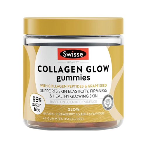 คอลลาเจนแบบเคี้ยว ยี่ห้อไหนดี 1 Swisse Beauty Collagen Glow Gummies 01