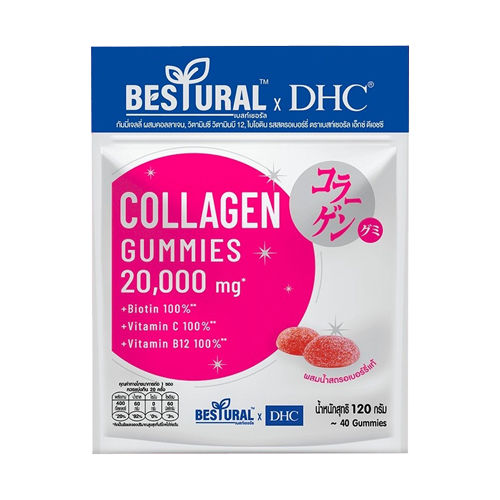 คอลลาเจนแบบเคี้ยว ยี่ห้อไหนดี 2 DHC X Bestural Collagen Gummy 02