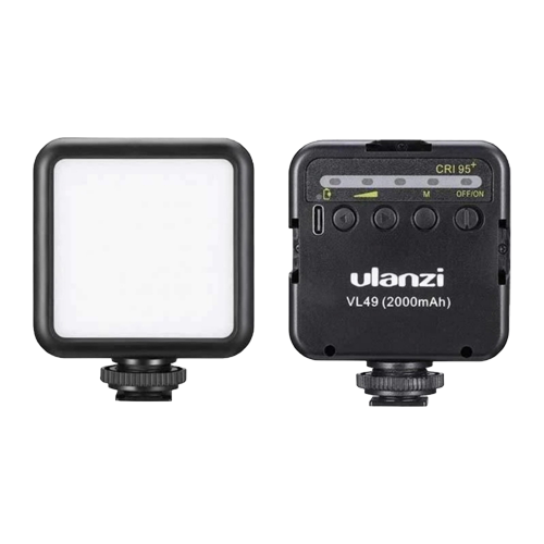 ไฟไลฟ์สด แบบไหนดี 3 ไฟไลฟ์สด Ulanzi VL49 Mini LED Video Light ไฟติดหัวกล้อง 01