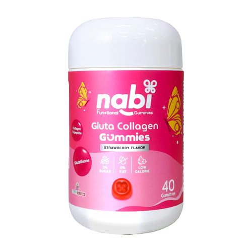 คอลลาเจนแบบเคี้ยว ยี่ห้อไหนดี 9 Nabi Gluta Collagen Gummies 01